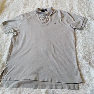 Men's Grey Polo by Ralph Lauren. Size (L)